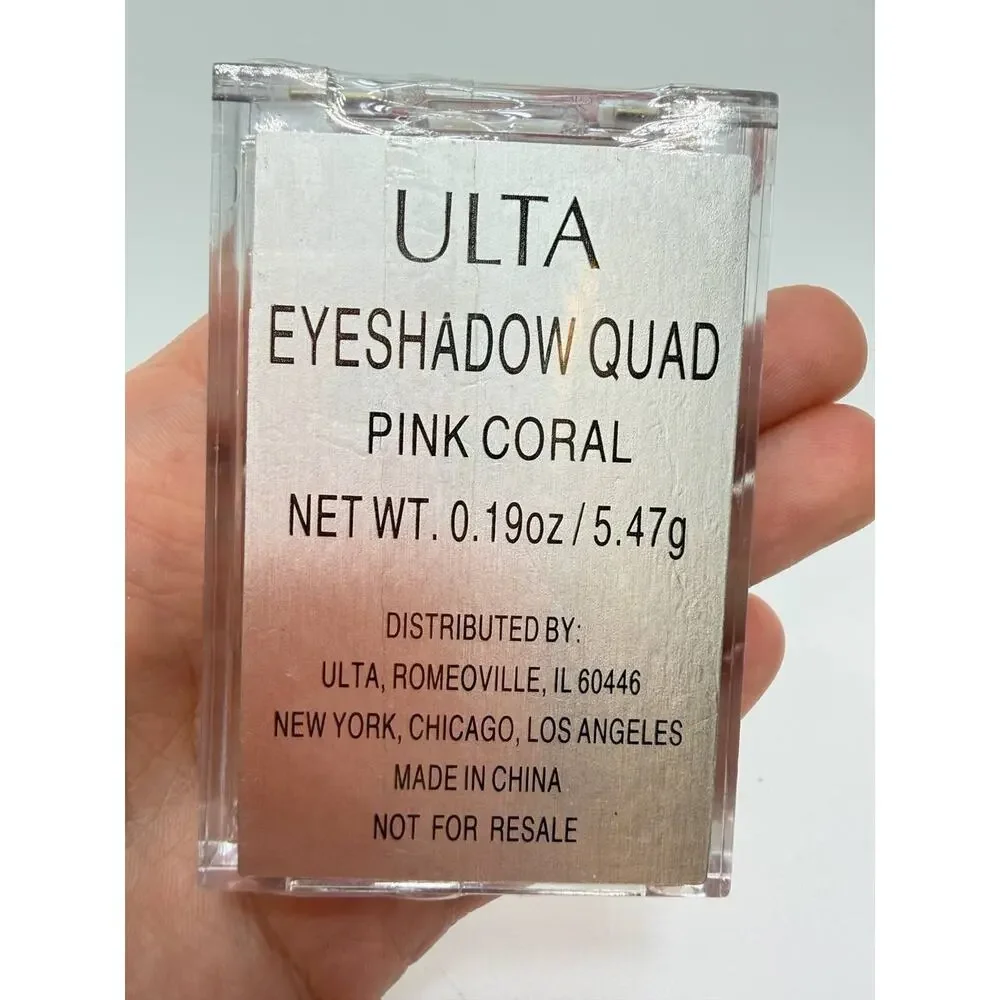 ULTA Eyeshadow Quad Pink Coral 5.47g Travel Size Discontinued New